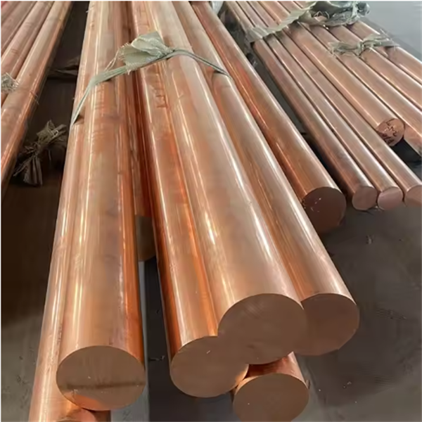 ASTM B187 Copper Round Rod High Conductivity 99.9% Pure Copper Rod