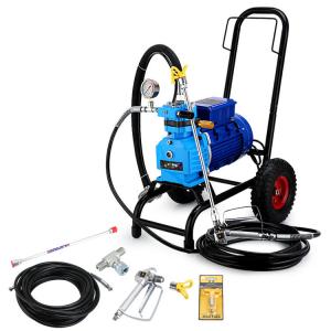 Buy cheap 3.2kw Plaster Spraying Machine Screw Type With Mini Air Compressor And A Mixer product