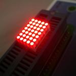 Good Consistency 5 x 7 LED Dot Matrix Display Yellow Segments Black Face