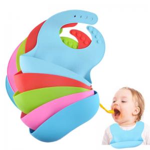 Buy cheap Unisex BPA Free Silicone Feeding Bibs That Catch Food CPSIA Approval product