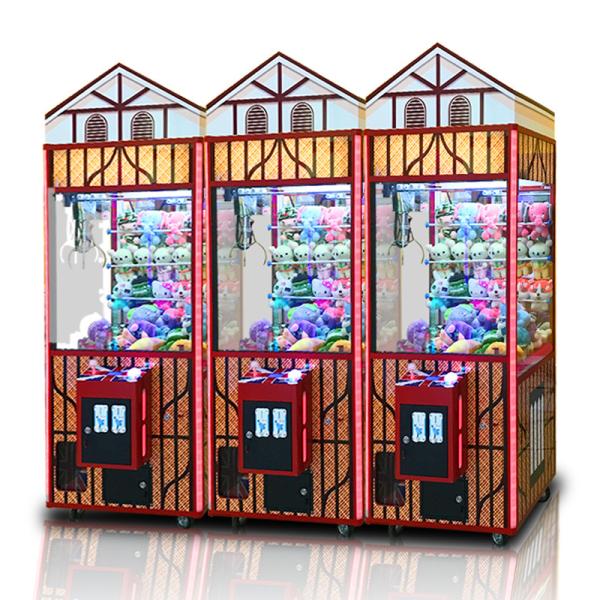 Quality Plush Toys Claw Crane Machine One Year Warranty For Shopping Mall for sale