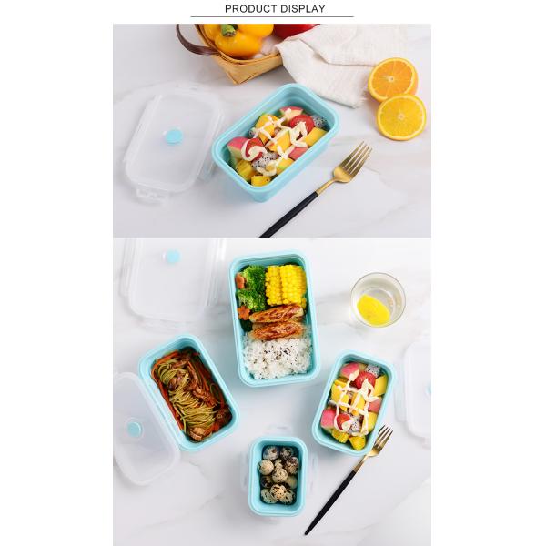 Bpa Free 550ml 1L 3L Camping Foldable Lunch Box