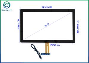 Buy cheap 21.5” 2mm Front Glass Capacitive Touch Panel With USB Interface For POS Computing Systems product