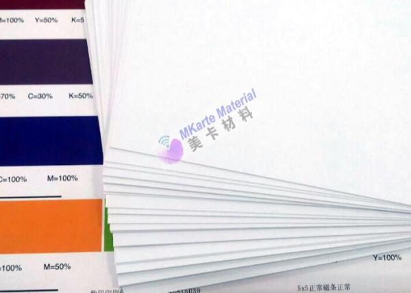Quality Double - Sided Digital Printing PVC Sheets Common White / Supper White Color Smart Card Material for sale