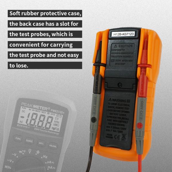 Specialize Smart Automotive Digital Multimeter DC9V 6F22 Battery With NCV Function