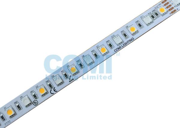 Quality RGB + Warm White LED Color Changing Light Strips , Dimmable Led Strip Lights 24VDC for sale