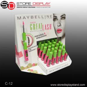 lipstick PDQ cardboard countertop display box