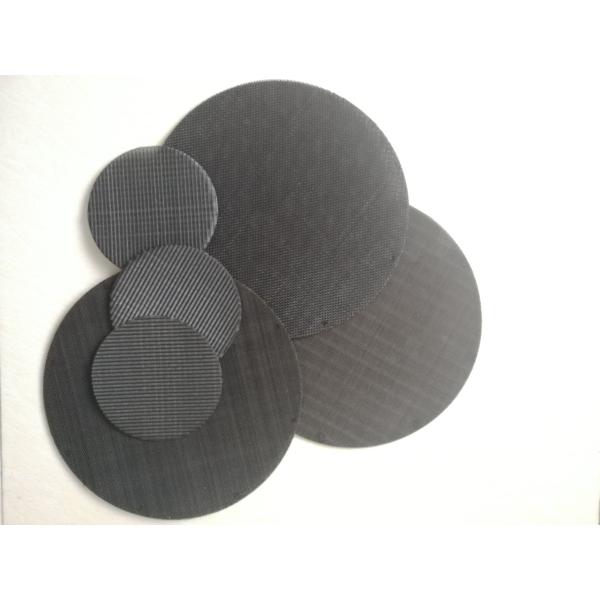 0.25mm 133cm Diameter Round Black Filter Wire Mesh 40x36 Mesh