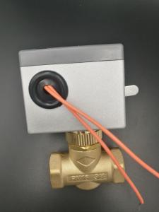 BRASS MATERIAL 2 Way Motorised Valve For Chilled Water With Rest By Spring