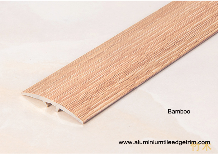 bamboo effect carpet to wooden floor transition trim