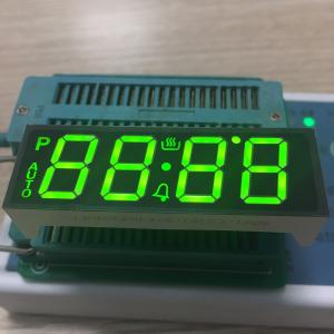 Buy cheap SMT PINS Custom LED Display 7 Segment 4 Digit Super Bright Green For Oven Controller product