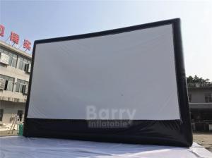 Buy cheap Commercial Inflatable Movie Screen With Projector / Outdoor 20 Ft Inflatable Movie Screen For Event product