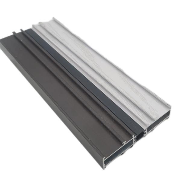 Aluminium Window Profiles Customized Champagne Anodizing Professional Extrusion