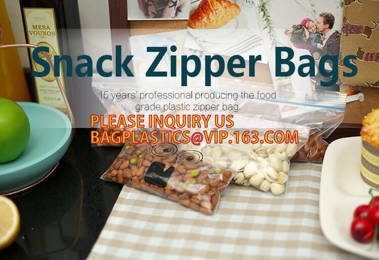 Reusable Leakproof Print Zip Lock Sandwich Bag, Fat bottom bag With Zip lock Eight side seal Bag with Zipper locker bagg