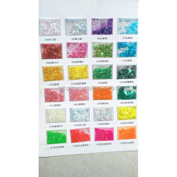 Mix and Match to Create Excellent Nail Art Effect Glitter Powder With Chunky Glitter for Resin Tumbler