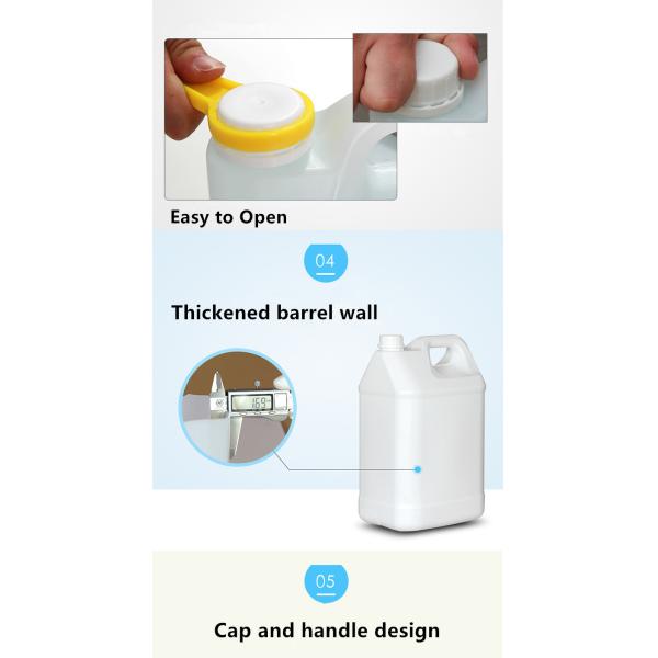 UMETASS 6L Food Grade Square Plastic Bucket with Tamper-proof Cover Lids Supplied