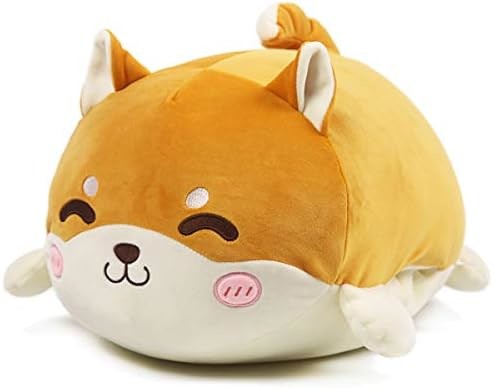 Shiba Inu Plush Pillow Stuffed Animal Cute Plush Toy Squishy Anime Corgi Plushie Fluffy Kawaii Soft Hugging Pillow