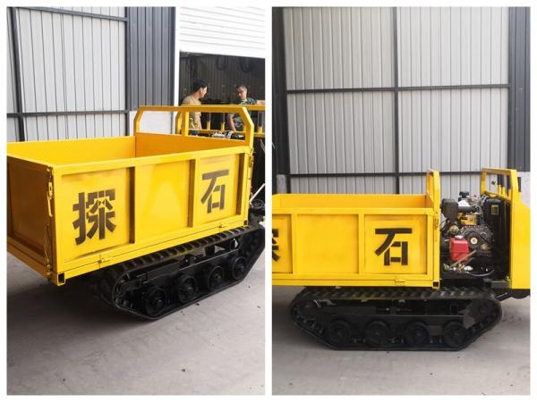 Quality ISO9001 Certification Hydraulic High Performance 1 Ton Tracked Dumper for sale
