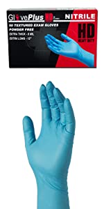 Puncture Resistance Disposable Medical Gloves White Color For Laboratory