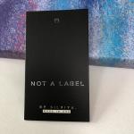 Custom Black Garment Tag With Own Logo,Silver Foil Hangtags For Clothing