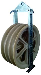 Buy cheap 822mm Nylon Sheave Block Pulley For ADSS product
