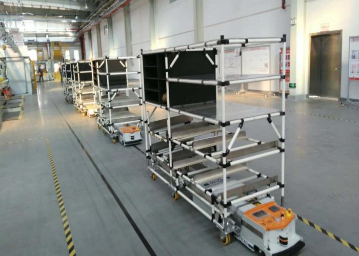 Stable Performance Automated Guided Robots High Reliability Running Smoothly