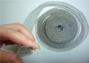 Buy cheap Tin Coated Knitted Wire Mesh 40mm 30m/roll Vapour Liquid Filtering For Shielding product