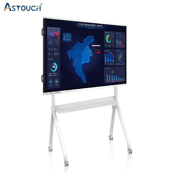 Quality 65" Interactive Flat Panel Android 12.0 with 16Wx2 Speakers and Max. Resolution 3840*2160 for sale