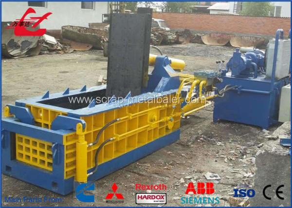Quality Mitsubishi PLC Forward Out Hydraulic Metal Compactor 18.5kW 1000-1200KG/H for sale
