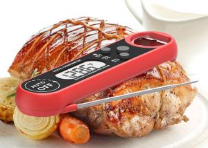 China Food Service Quick Read Digital Thermometer Auto Rotation Display With Long Life 3V Button Battery on sale