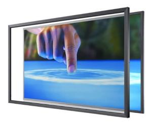 China 40 Points infrared 43 Inch Touch Screen Overlay  For Teaching on sale