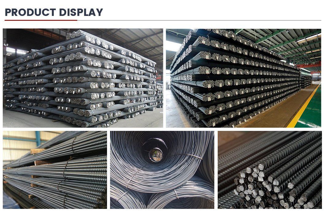 6mm 8mm 10mm 12mm 14mm 16mm 20mm Iron Rod for Building Construction Deformed Steel Bar Straight, Coil, Once Folded Hot Rolled Steel Rebar Price