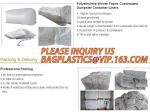 Waterproof PE Plastic Drawstring Dumpster Container Liners for waste disposal