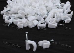 China White Plastic Cable Clips 4mm-25mm Polyester For Bag/Box Plastic Circle Wire Cable Clip All Sizes on sale