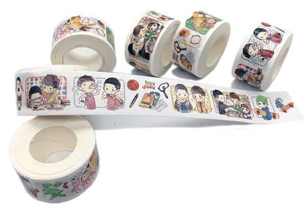 Quality Tearable 65g CMYK Decorative Masking Washi Tape for sale