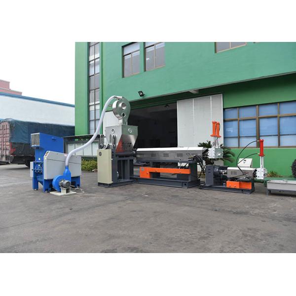 Side Feeder Plastic Waste Recycling Machine High Efficiency With 1 Years Warranty