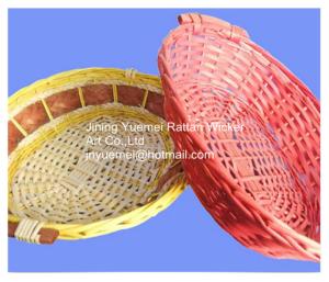 2016 wicker tray wicker pallet wicker tray round shape