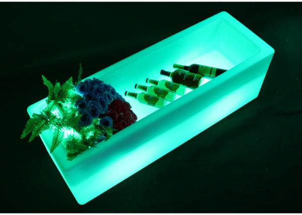 Quality Led Lighting Wine Storage Tank Rectangular Shape IP68 Waterproof RGB Remote controlled for sale