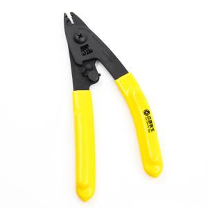China Three Hole FTTH 3 Port Wire Fibre Optic Cable Stripping Tools on sale