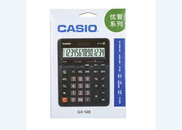 Quality For authentic Casio GX-14B Calculator 14-digit large key dual power desktop office computer for sale