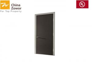 Buy cheap FD30 Wood Fireproof Interior Door With Vertical Glass For Interior Room/ Veneer Finish/ Customized Size product