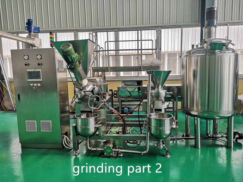 Roasting Ss304 Peanut Butter Processing Line For Peanut Making