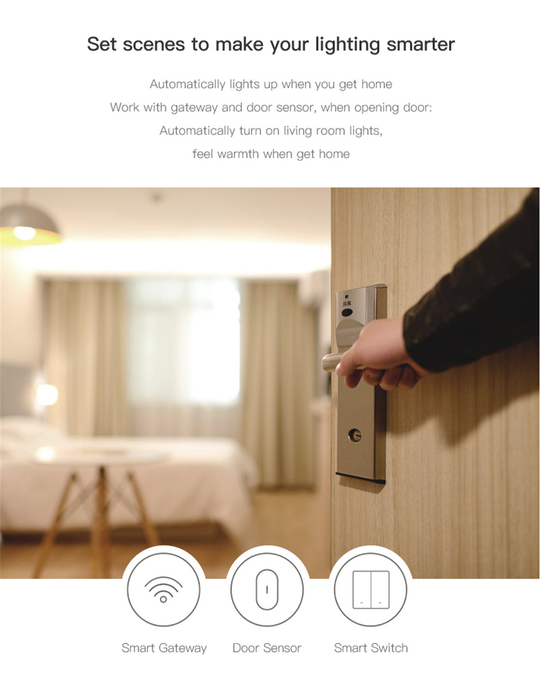 Push Button Zigbee Switch Without Neutral Wire Single Live Smart Switch 2 Gang