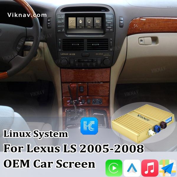 Quality Viknav Linux System For Lexus LS 2005 -2008 Wireless Apple CarPlay Android Auto Only Support Original Car Screen for sale