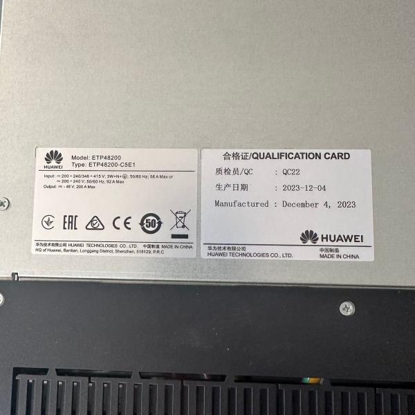 DC Power System 200A 48V Rectifier Module ETP48200-C5E1 Power Supply 48v R4850g2