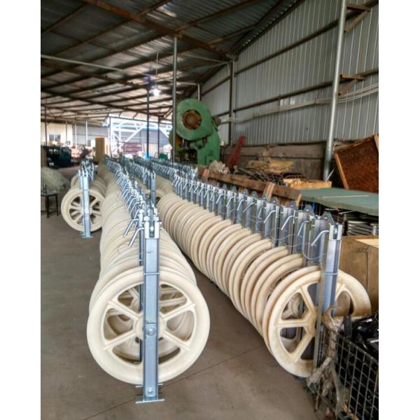 Large Diameter Wire Stringing Blocks With Three Wheels Transmission Parts