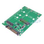 2IN1 mSATA to SATA NGFF to SATA III SATA3 Converter Adapter Support mSATA SSD +