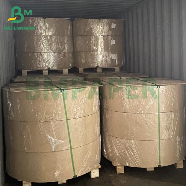 Quality 75gsm Brown Kraft High Expansible Strong Cement Bag Paper Roll for sale