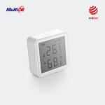 2.4GHz Tuya Wifi Temperature Humidity Smart Sensor 250mA High Resolution LCD