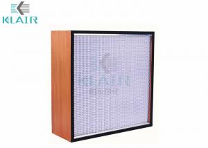 China Clean Room Hepa Filters H13 With Particle Board Frame / Aluminium Separator on sale